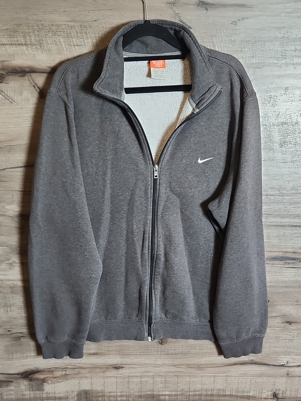 Nike The Athletic Dept. Vintage Y2K Full Zip Sweatshirt In Gray